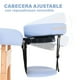 thumbnail image 5 of Cama De Masaje Ajustable Onof  MB-001 Cuadrada C/ Maletín Portátil Color Azul, 5 of 8