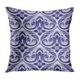 thumbnail image 1 of BOSDECO Housse de Coussin Motif Batik Damassé Boho Mandala Paisley 16x16 Pouces, 1 of 1
