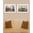 thumbnail image 4 of Set Of Two Country Roads 1 White Framed Print Wall Art, 4 of 5