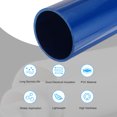 thumbnail image 3 of Uxcell Clear Rigid Pipe 67.8mm ID 75mm OD 12" High Impact for Water Pipe, Aquarium, Fish Tank, Blue, 3 of 6