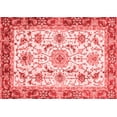 thumbnail image 1 of Ahgly Company Machine Washable Indoor Rectangle Abstract Red Modern Area Rugs, 3' x 5', 1 of 4