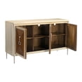 thumbnail image 4 of Abita Cream & Honey Transitional Wood Three Door Credenza, 4 of 6