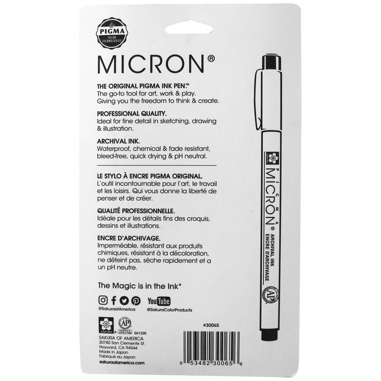 Micron Archival Ink Pen, Black