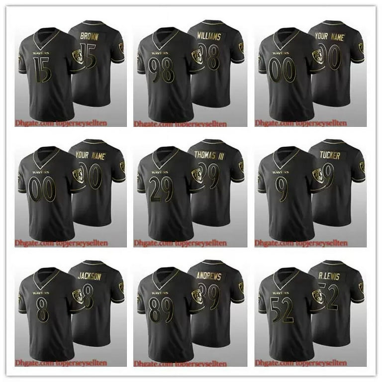 Black and gold ravens jersey sale