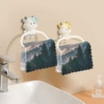 thumbnail image 6 of 6 Packs Mountain Forest Kitchen Dish Towels Soft Absorbent Dish Cloths 11"x11", 6 of 9