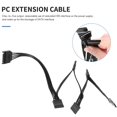 thumbnail image 4 of 15 Pin SATA Power Extension Hard Drive Cable 1 Male to 5 Female Power Supply Splitter Adapter Cable, 4 of 5