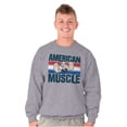 thumbnail image 5 of Popeye The Sailor American Muscle Men's Crewneck Sweatshirt Brisco Brands S, 5 of 6