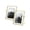 2 5*7 inches, variant on Metal Picture Frames  Set Of 2 Ornate Minimal Floating Edge Clear Gltable Top Easel Stand Photo In 5 X 7ortment Variety