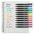 thumbnail image 6 of Sharpie Brush Tip Pens, Assorted Colors, Soft Case, 12 Count, 6 of 7