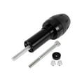 thumbnail image 1 of 10mm Motorcycle Slider Frame Aluminum Alloy Plastic Wheel Fairing Protection Crash Pad Protector Guard 44mm 137mm Bolt Black 1 Set, 1 of 7