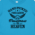 thumbnail image 4 of Inktastic Handpicked for Earth by My Mawmaw in Heaven with Angel Wings Boys or Girls Baby T-Shirt, 4 of 5