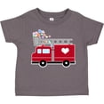 thumbnail image 3 of Inktastic Easter Red Firetruck with Pink Hearts Boys or Girls Toddler T-Shirt, 3 of 5