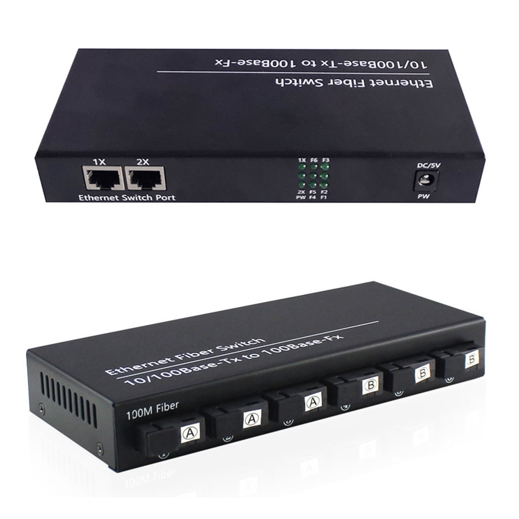 Network Switches 6 Optical 2 Electric 100 for M Single-mode Optical Fiber