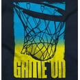 thumbnail image 2 of Basketball Hoop Athlete Game On Men's Long Sleeve Tee T Shirt Brisco Brands S, 2 of 6