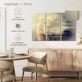 thumbnail image 5 of Elephant Stock Kingdom Of Lions Wall Art - Horizontal Multi Panel Canvas - Living Room Wall Decor - Animal Multi Panel - Gray And Beige Decor - 50" x 32", 5 of 8