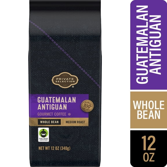 Private Selection Guatemalan Antiguan Medium Roast Whole Bean Coffee 12 oz - Pack of 1