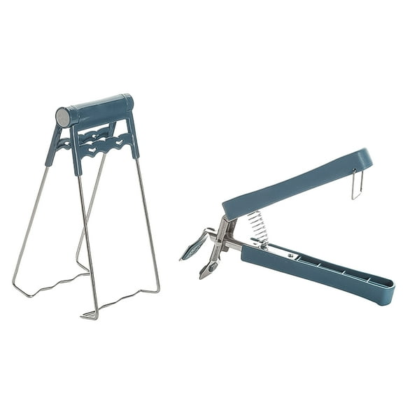 TUIBELYN 2pcs Kitchen Hot Dish Pot Grabber - Dark Blue