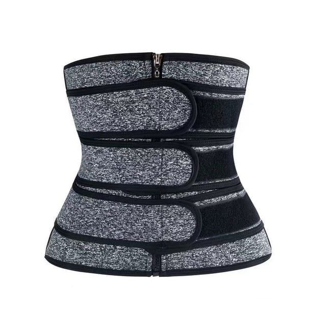 Cinturón deportivo para mujer, cinturón ajustable con hebilla de tres botones, ropa interior moldeadora de cintura para posparto