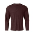 thumbnail image 4 of VJATTWR Men's Long Sleeve T-Shirt, Comfortable Crew Neck Bulk Tee, Heavy L, 4 of 5