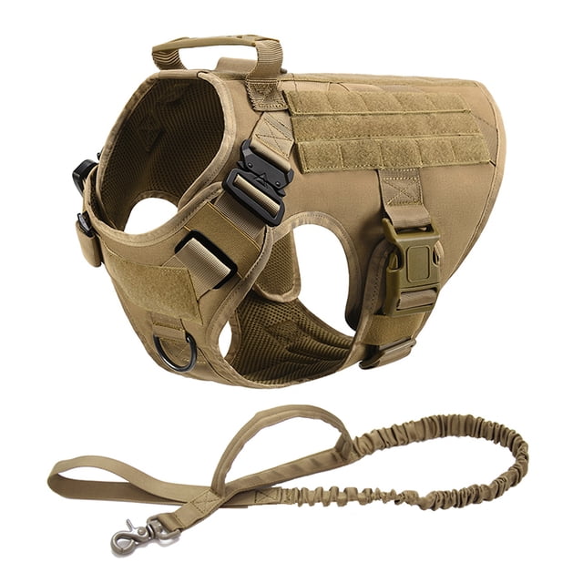 Arnés antitirones para perros grandes, chaleco táctico militar para perros, pastor alemán, dóberman, labrador, producto de entrenamiento para perros de servicio.