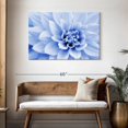 thumbnail image 3 of Elephant Stock Pastel Blue Dahlia Wall Art - Horizontal Canvas Wall Art - Living Room Wall Decor - Floral And Botanical Canvas - Blue And White Decor - 45" x 30", 3 of 8