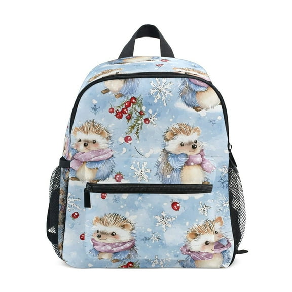ALAZA Cute Hedgehog School Backpack Small Bookbag Mini Bags