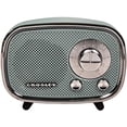 thumbnail image 4 of Crosley CR3039A-TN Rondo Retro Portable Rechargeable Bluetooth Speaker, Tourmaline, 4 of 5