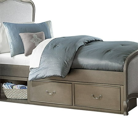 Ne Kids Kensington 2 Drawer Twin Underbed Storage In Antique Silver Ne Kids Kensington 2 Drawer Twin Underbed Storage In Antique Silver