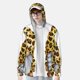 thumbnail image 2 of Fotbe Leopard Gnomes Chaqueta con Protección Solar UPF 50+ para Hombre y Mujer, Camisa con Capucha y Bolsillos-Medium, 2 of 7