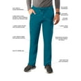 thumbnail image 3 of Adar Addition Scrubs For Men - Slim Leg Cargo Drawstring Scrub Pants, 3 of 7