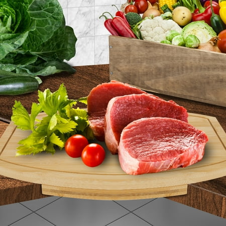 

AEVXKHI Wood Corner Chopping Board with Juice Groove Polished Irregular Shape Corner Kitchen Board Non Slip Corner Counter Cutting Board for Kitchen Countertop