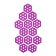 thumbnail image 2 of 12 almohadillas de tracción hexagonales para agarre de cubierta, almohadillas para surf, alfombrilla antideslizante rosa, 2 of 8