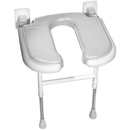 ARC DS4200-GR Deluxe Standard U-Shaped Seat without Back and Arm, Grey