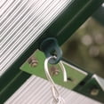thumbnail image 2 of 100 Stycken Växthus Hängare Plast Växtkrokar Skuggväv Klämmor Trädgårdstillbehör Kompatibla med Palram Växthus (Mörkgrön), 2 of 5