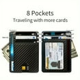 thumbnail image 4 of PEACNNG RFID Blocking Slim Wallet with ID Window  Minimalist Pocket Card Holder for Men & Women, 4 of 7