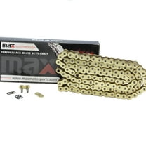 Max Motosports 520 Pitch 150 Links 520x150 Gold O-Ring Drive Chain for Custom Extended Swingarm Motorcycles