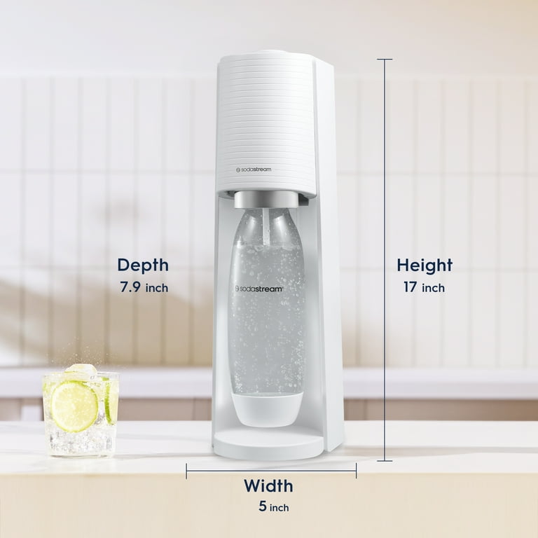 SodaStream Terra (White) Sparkling Water Maker Bundle, with CO2
