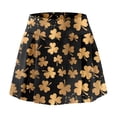 thumbnail image 5 of DHFJKG Womens Athletic Skorts For Running Tennis Clover Print Workout Mini Skirt With Built In Shorts Comfortable Activewear Versatile Skirt, 5 of 7