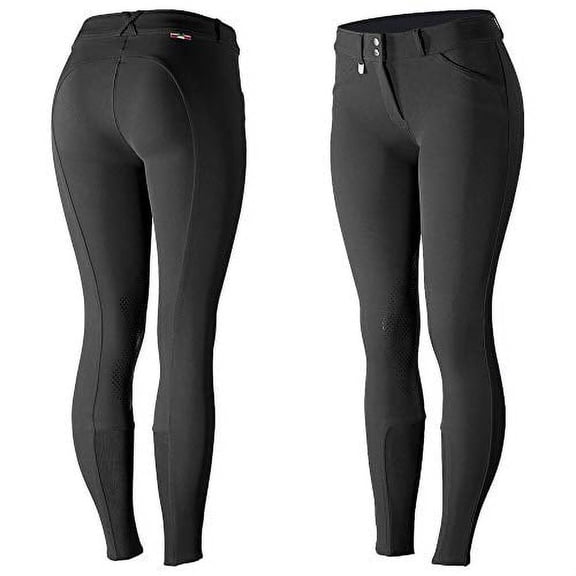Horze Grand Prix Womens Classic Silicone Knee Patch Equestrian Riding Breeches