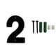 thumbnail image 1 of Signo de números y letras de la casa del arte del hierro 3D con tornillos, caracteres metálicos decorativos para la pantalla de la dirección de la tienda del jardín del hogar, placa de número, 1 of 5