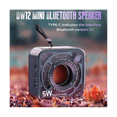 thumbnail image 2 of Altavoz Bluetooth transparente estilo mecha, pequeño cañón de acero, llamadas de alta definición, subwoofer portátil para deportes al aire libre (A), 2 of 7