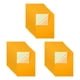 thumbnail image 2 of Hojas de terciopelo autoadhesivas Wosthever 10 piezas para manualidades Amarillo, 2 of 6