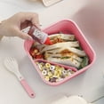 thumbnail image 6 of CQCYD under $5 Adult Lunch Box, Stackable Lunch Containers, Bento Box with Utensil Set, Leak-Proof Lunchbox for Dining Out, Work, Picnic, Microwave Dishwasher Freezer Safe, 6 of 6