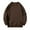 Brown, variant on lmcalzta Hoodies for Men Zip Sweatshirts for Men with Pockets Fall Winter Solid Color Casual Loose Athletic Pullover