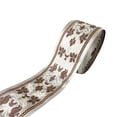 thumbnail image 2 of Cinta de Costura Jacquard Sunnimix Para Muebles Del hogar Fundas de almohada Diadema Café Dorado 6cm, 2 of 8