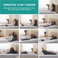 thumbnail image 2 of Wedge Pillow Headboard Orthopedic Bed Wedge Pillows Set for After Surgery Adjustable Pillow Wedge for Acid Reflux&Back Pain Relief Sleeping Back Pillow for Bed Sitting Up Wh, 2 of 9