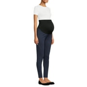 Time and Tru Women's Maternity Ponte Knit Leggings with Full Panel