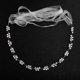thumbnail image 4 of Cinturón de boda nupcial, cadena de cintura de perlas hecha a mano, cinturón de dama de honor, accesorios de vestido de mujer (plata) Feliz Sencillez, 4 of 5