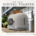 thumbnail image 4 of Rae Dunn Toaster, Digital Retro Stainless Steel with 6 Shade Settings, Cream, 4 of 7