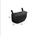 thumbnail image 5 of Organizador aislado para cochecito, bolsa de sillín para cochecito con correa lateral para el hombro, color negro brillar  Electrónica, 5 of 5